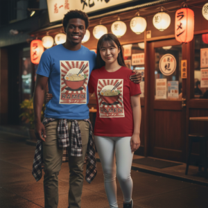 Savor the Flavor Unisex Cotton Crew Tee - Perfect for Ramen Lovers