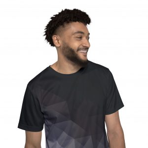 Black Geometric Gradient