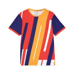 Sporty Multi-Directional Stripe Tee